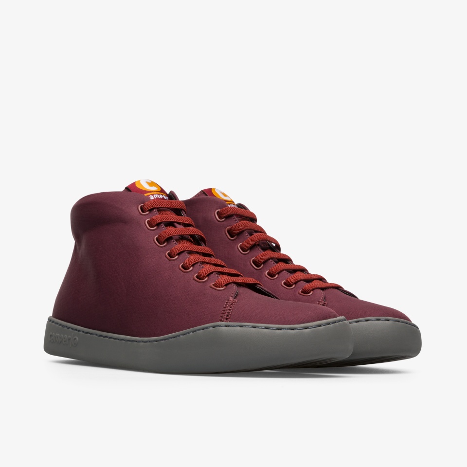 Camper Peu Touring Burgundy - Camper Mens Ankle Boots ||2159-KLOXY||